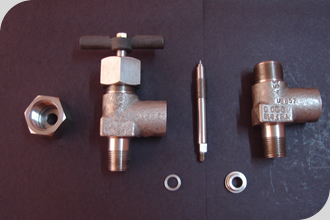 Pressure Gauge Valve Assembly with parts